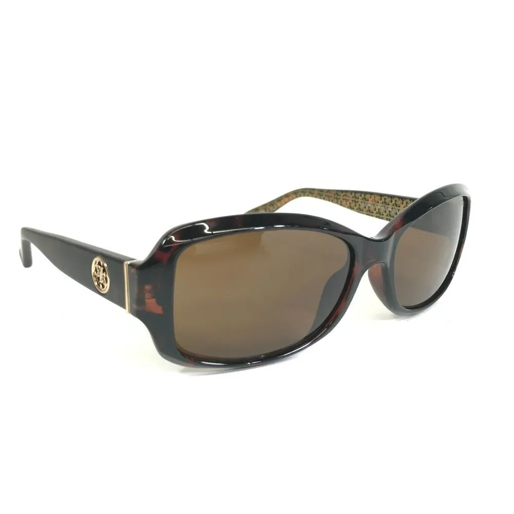 Guess Sunglasses GU7410 52E Brown Tortoise Square Cat Eye Gold Brown Lenses - Picture 3 of 11